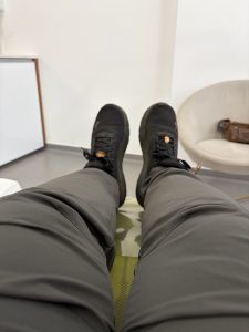 Schuhwichtel beim Zahnarzt